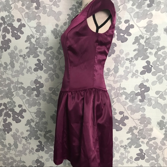 New Xhilaration plum/pink dress, Retro style, M - Picture 3 of 6